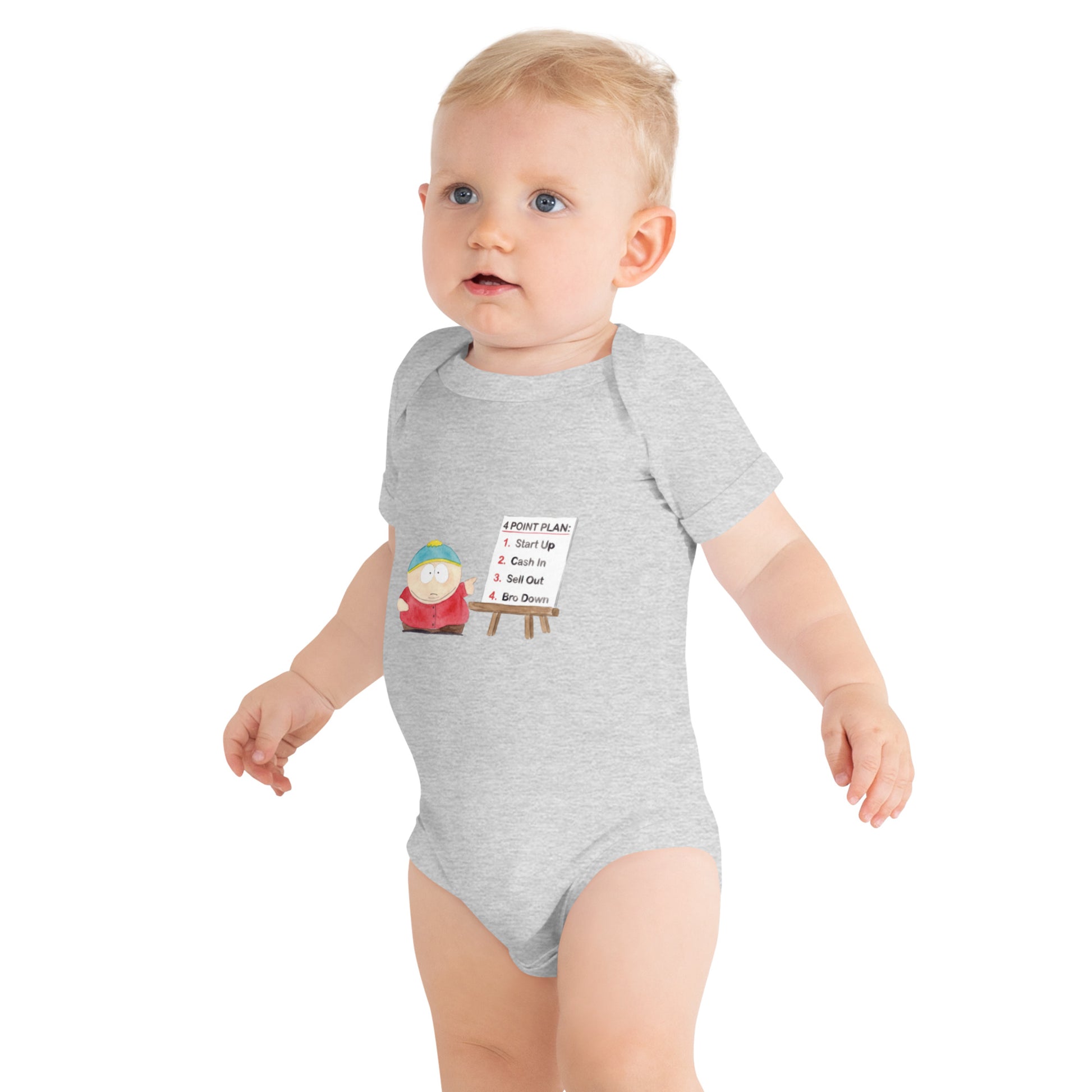 Baby bodysuit with a Baby Entrepreneur design