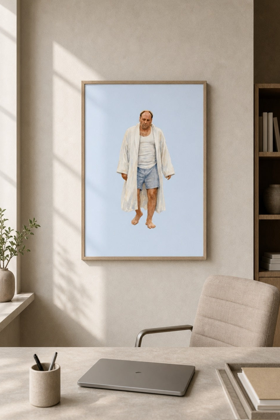 Daytrader Tony Sopranos-inspired matte wall poster