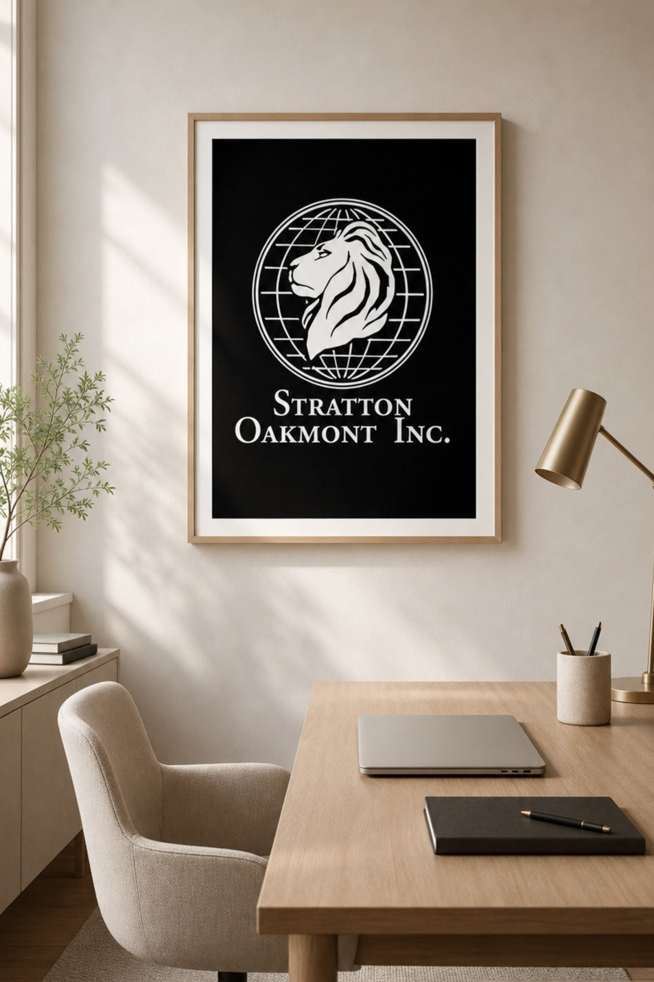 "Stratton Oakmont Inc." Wolf of Wall Street matte poster