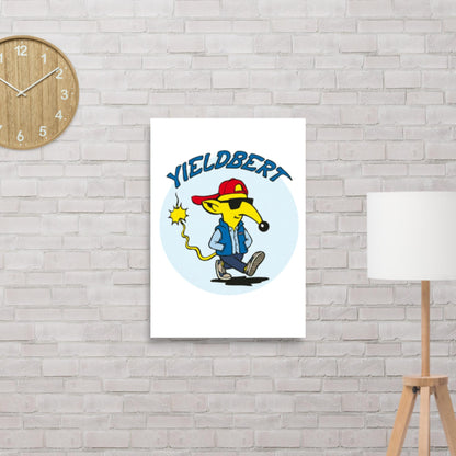 "Yieldbert" yield-investing matte poster