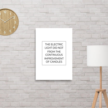 "The Electric Light" matte art poster