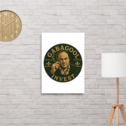 "Gabagool Invest" Sopranos-inspired matte poster