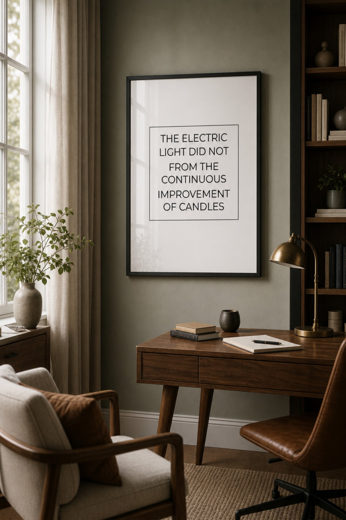"The Electric Light" matte art poster