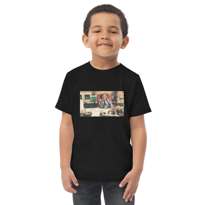 Toddler t-shirt with the words Greed Is Good in bold lettering