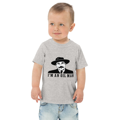 Toddler t-shirt with the words I'm an Oil Man