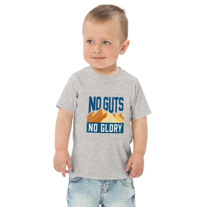 Toddler t-shirt with the words No Guts No Glory