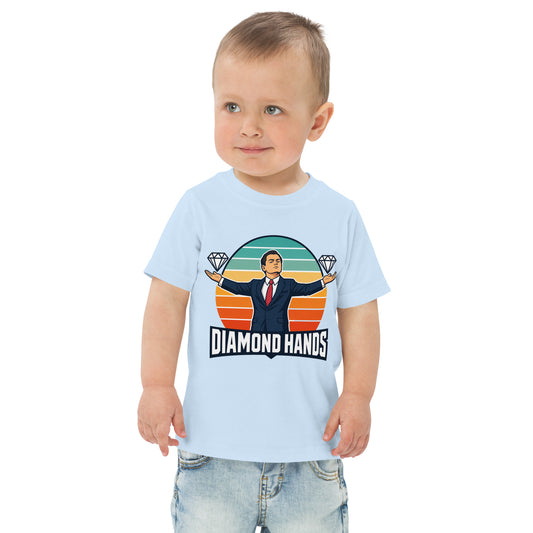 Toddler t-shirt with a diamond hands design
