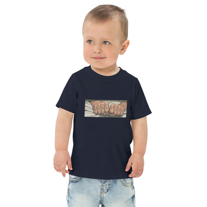 Toddler t-shirt with the words HODL Fast in bold lettering