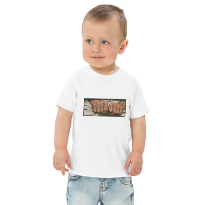 Toddler t-shirt with the words HODL Fast in bold lettering
