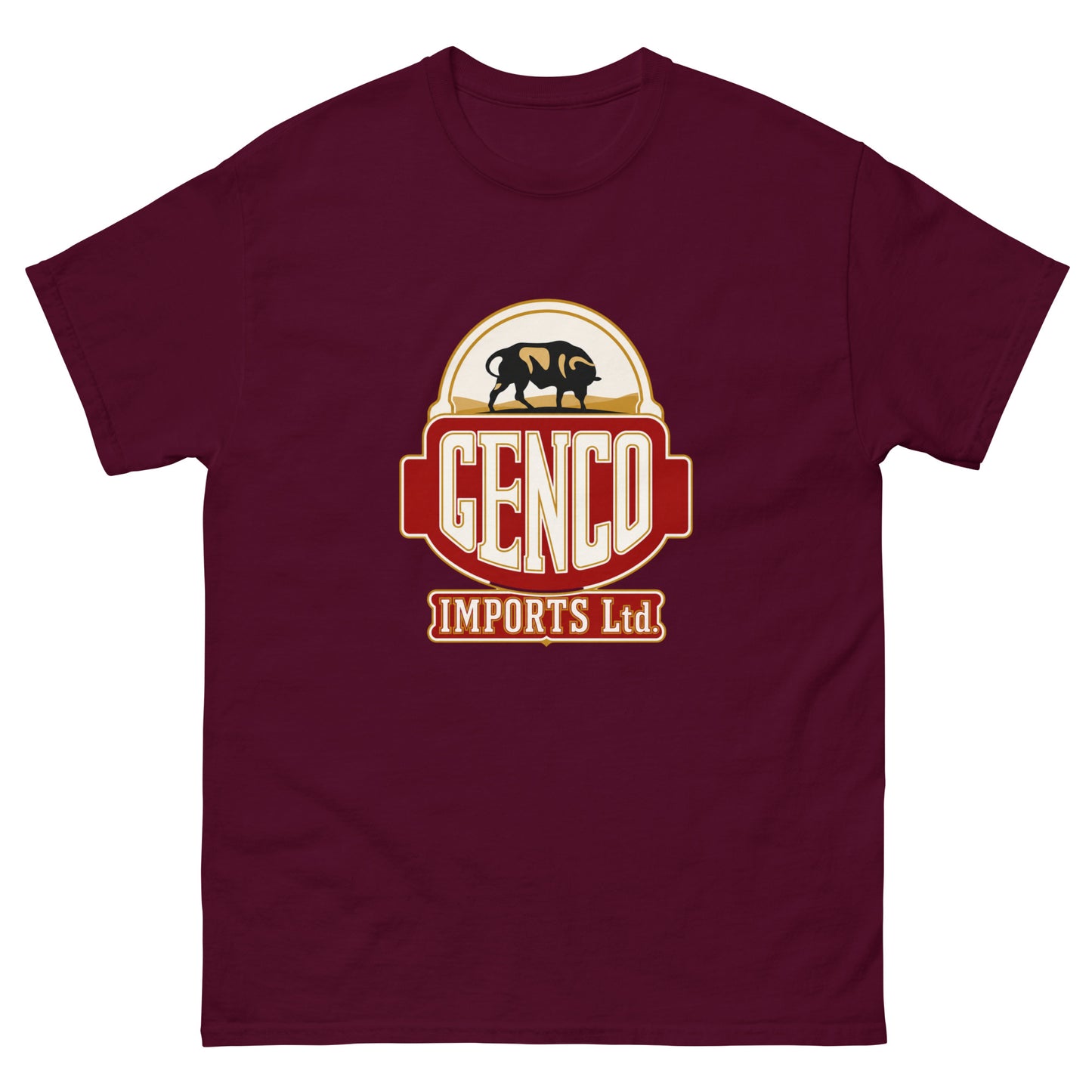 "The Godfathers Genco Imports" front company design on a unisex tee