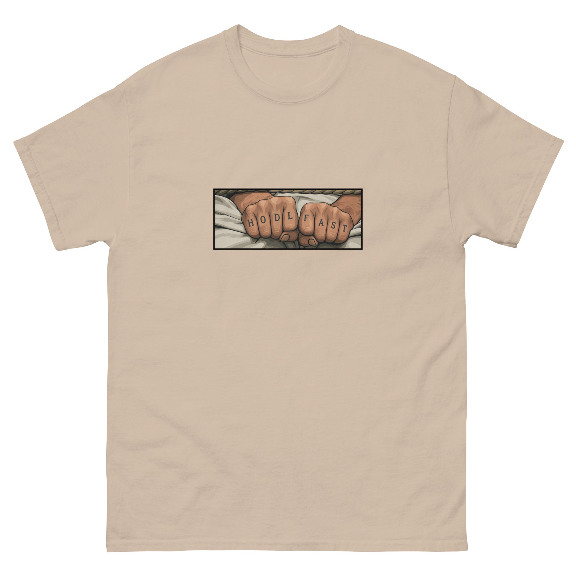 "HODL Fast" crypto diamond-hands unisex t-shirt