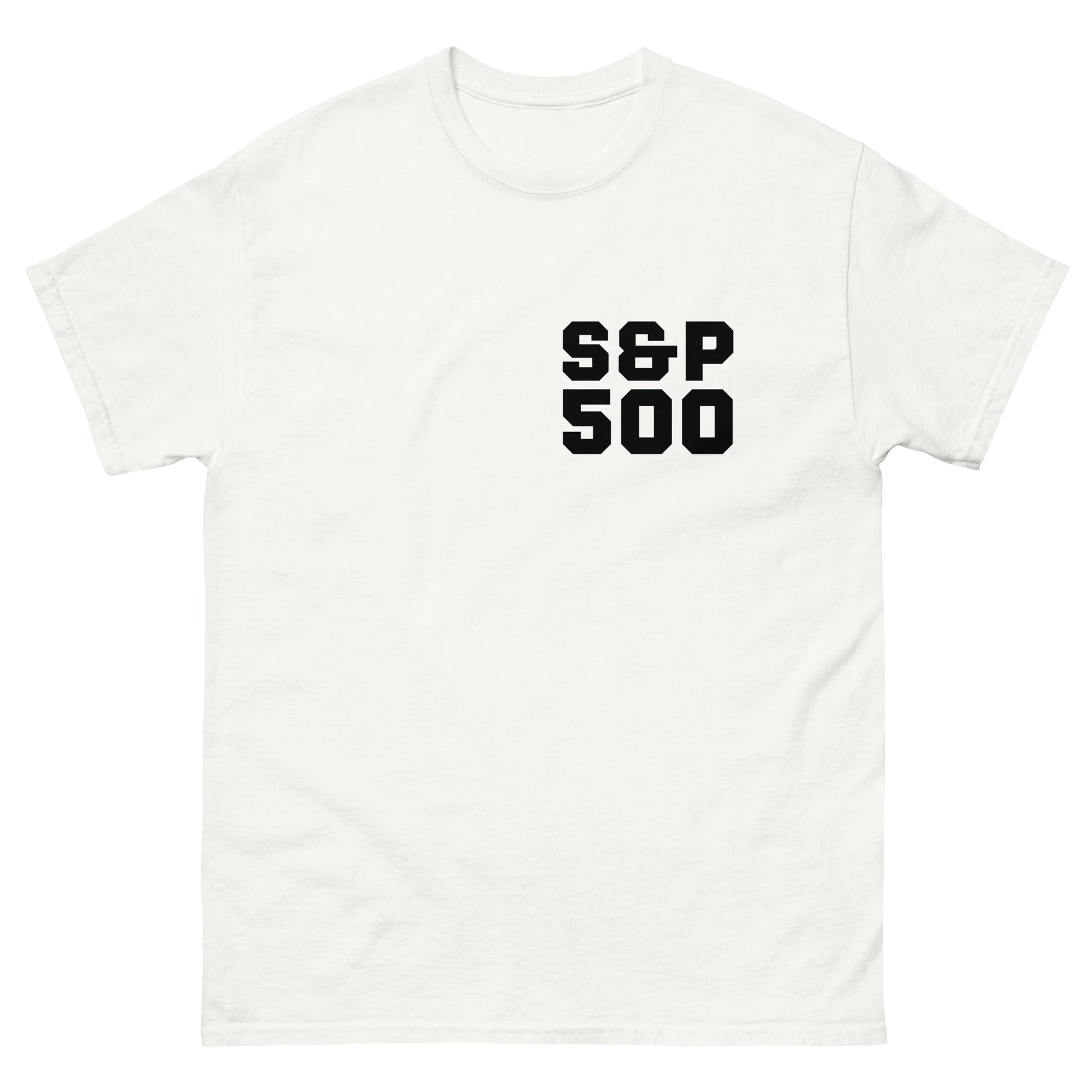 Minimalist S&P 500 index unisex t-shirt