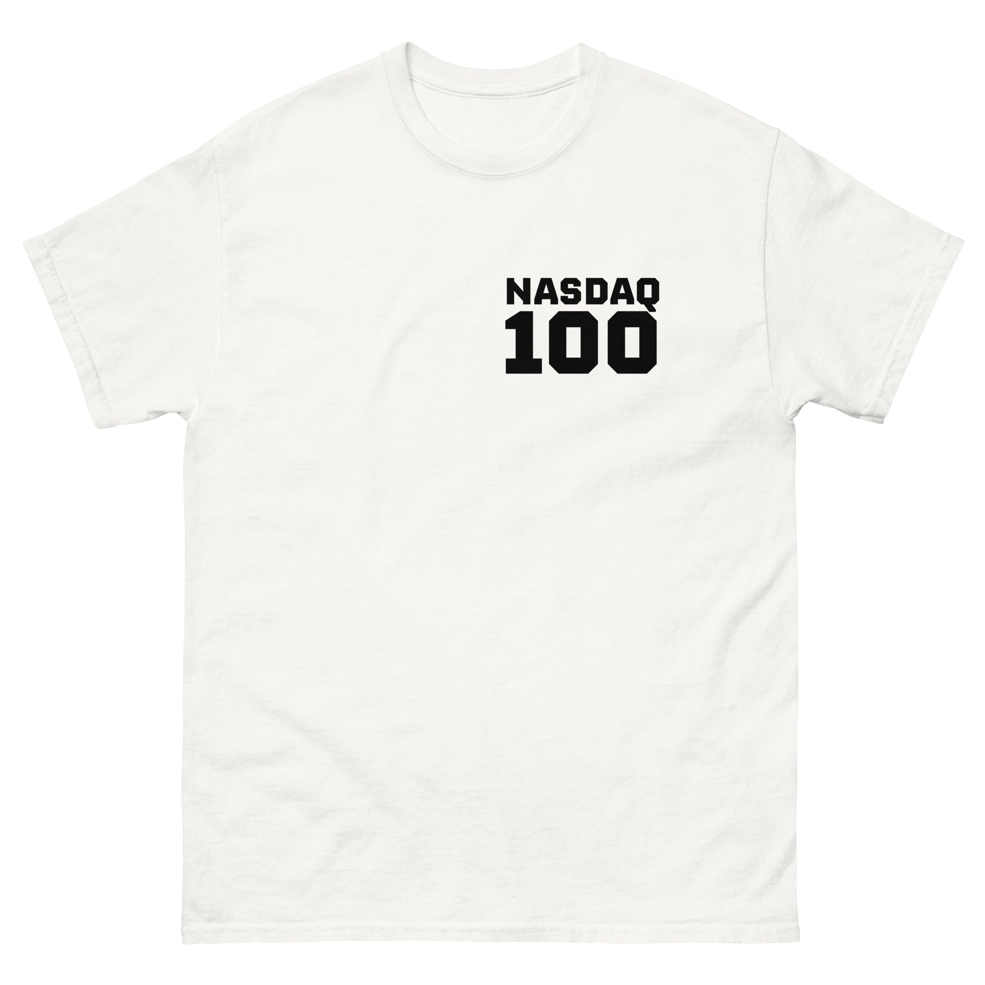  Minimalist NASDAQ 100 index unisex t-shirt