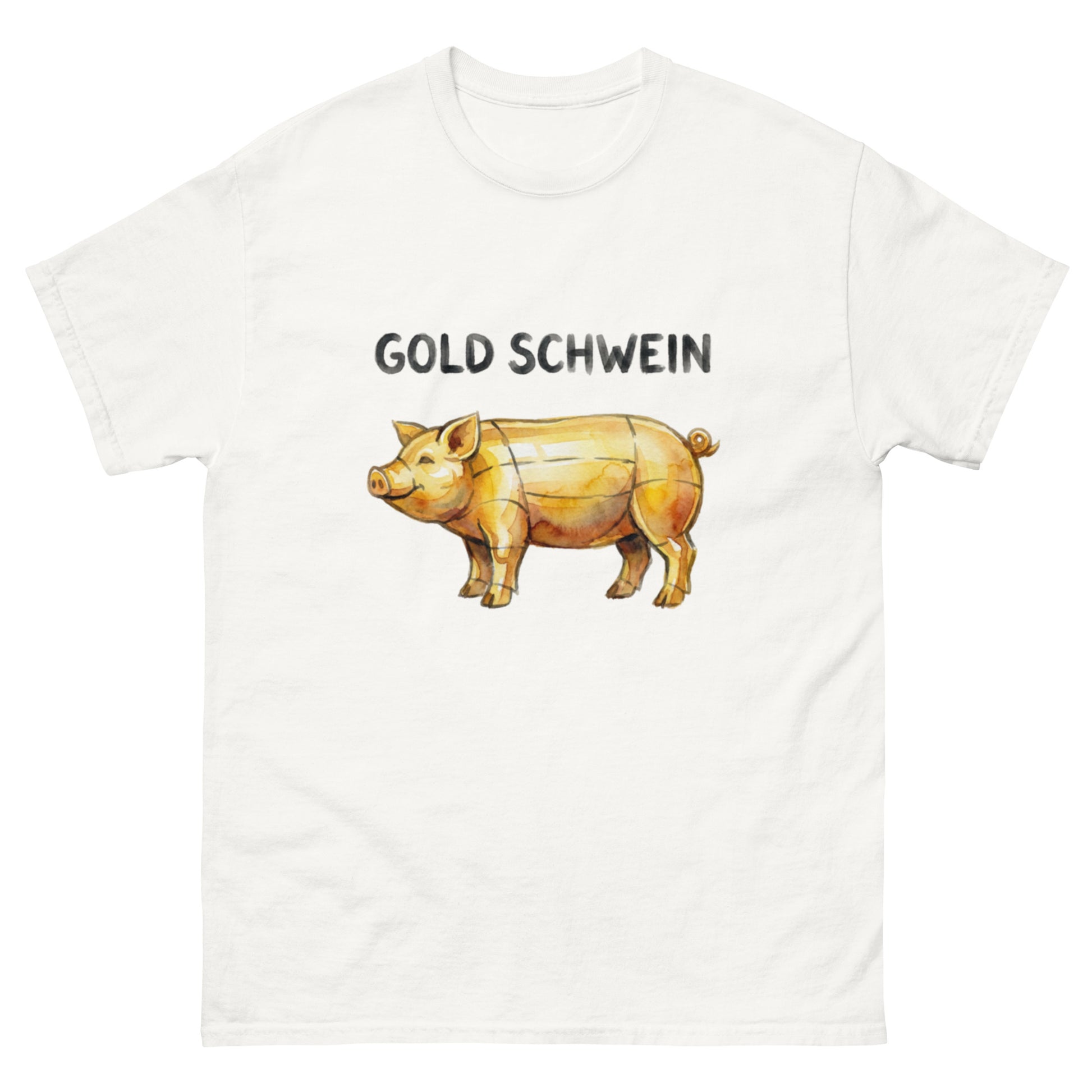 Lucky Schwein Gold gold-bug unisex t-shirt