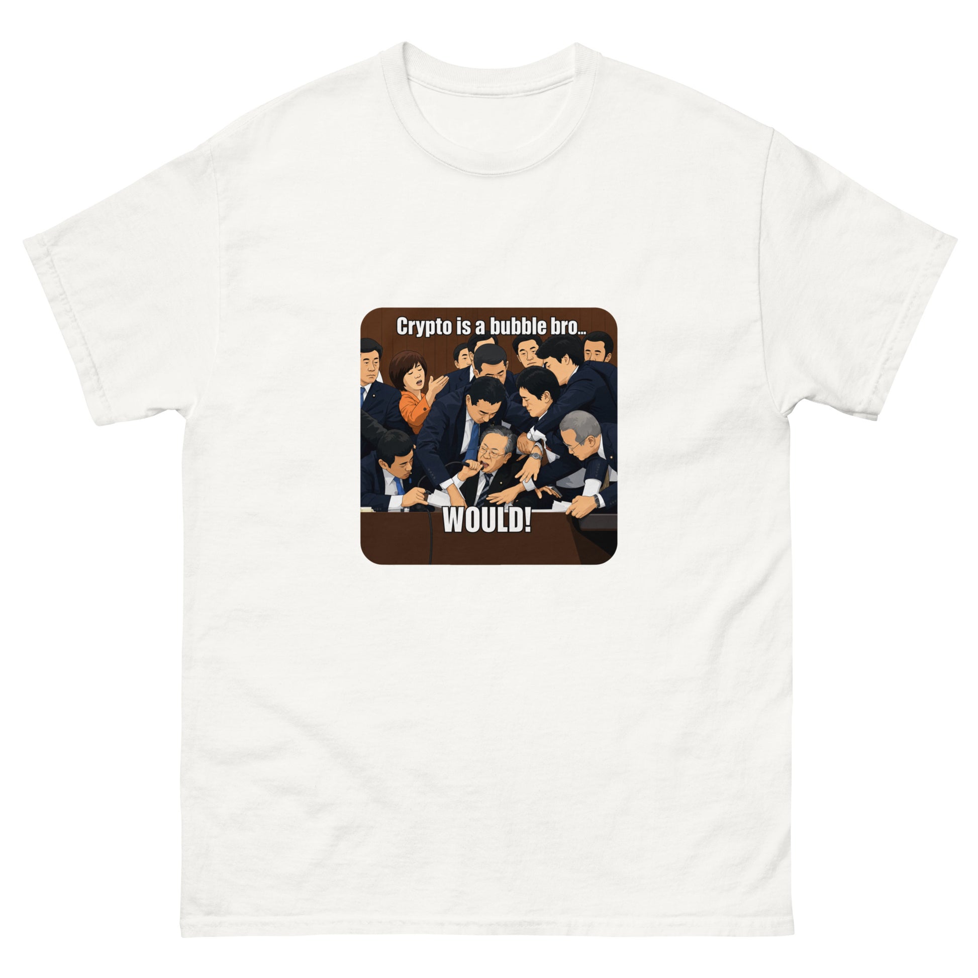 "WOULD!" crypto-FOMO meme unisex t-shirt