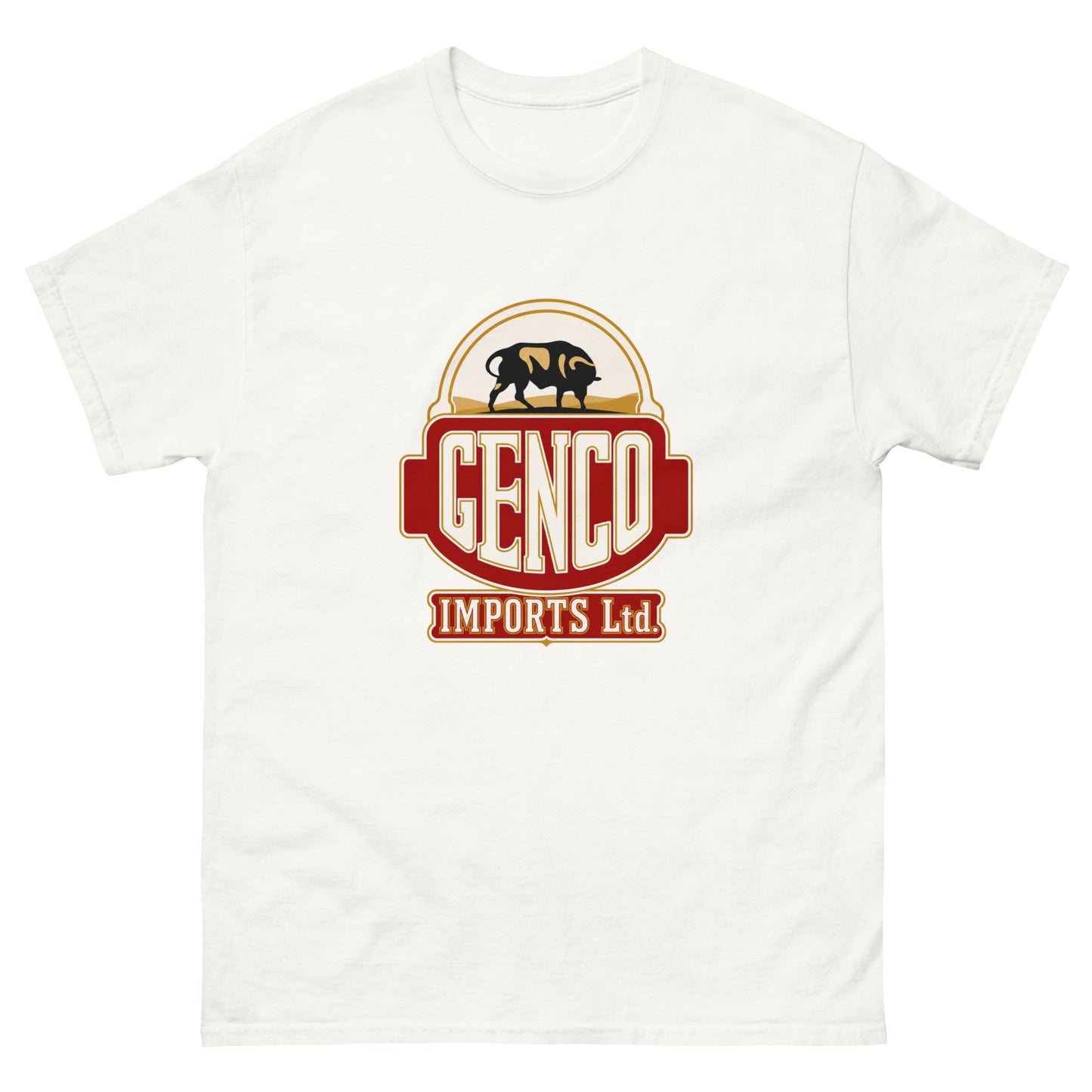 "The Godfathers Genco Imports" front company design on a unisex tee