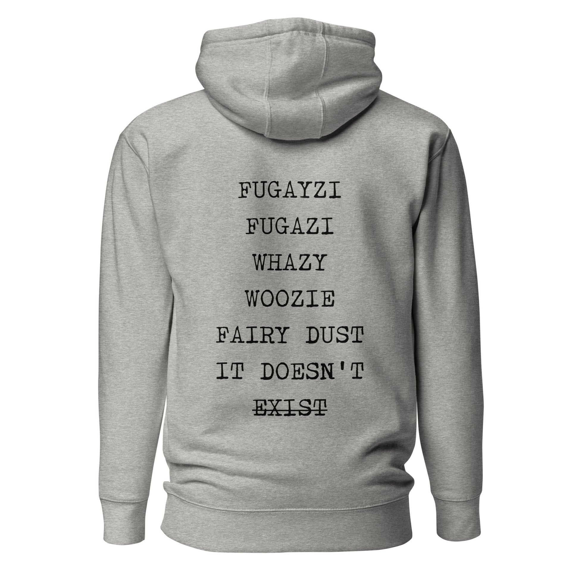 "FUGAZI" Wolf of Wall Street unisex hoodie, back print