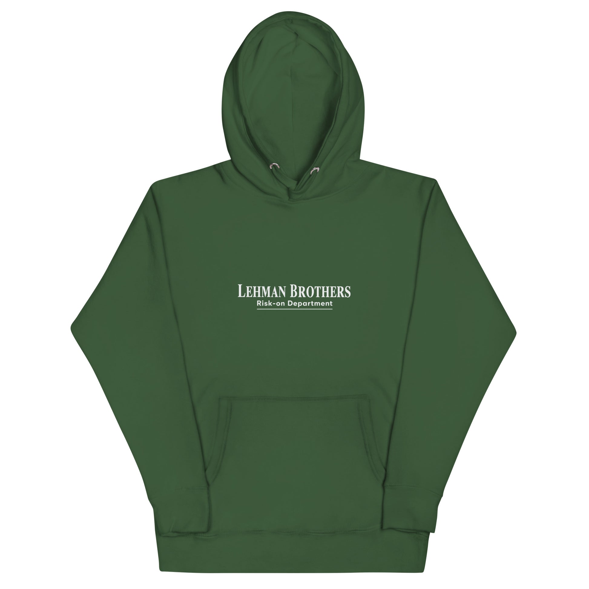 "Lehman Brothers Risk-on Department" unisex hoodie