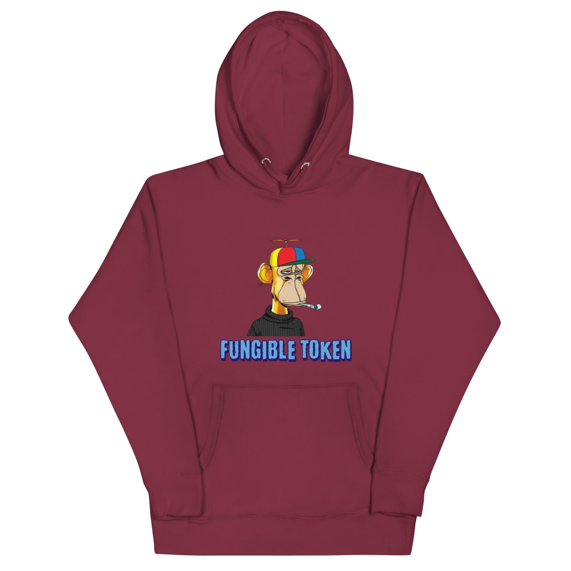 "Fungible Token" crypto-humor unisex hoodie