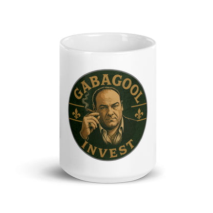 "Gabagool Invest" Sopranos-inspired ceramic mug