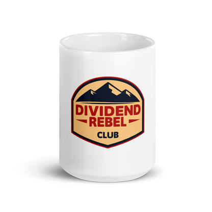 "Dividend Rebel Club" investing ceramic mug