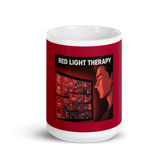 "Red Light Therapy" trading-humor ceramic mug