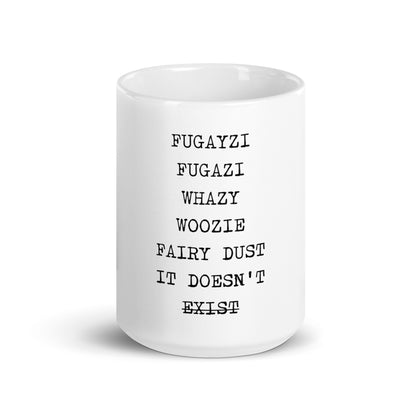 "FUGAZI" Wolf of Wall Street ceramic mug